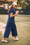 SPANX® AirEssentials Pique Polo Midi Dress