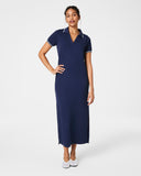 SPANX® AirEssentials Pique Polo Midi Dress