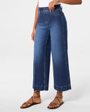 SPANXshape™ EveryWear Cropped Wide Leg Jeans, Authentic Blue