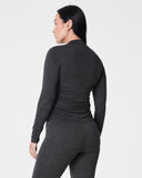 SPANX® SoftStretch Long Sleeve Mockneck Top